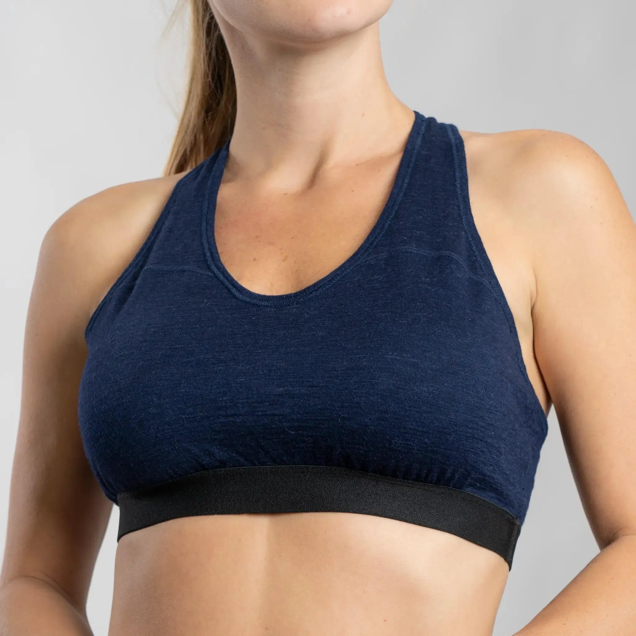 5 Pack - Women's Alpaca Wool Sports Bra: 160 Ultralight