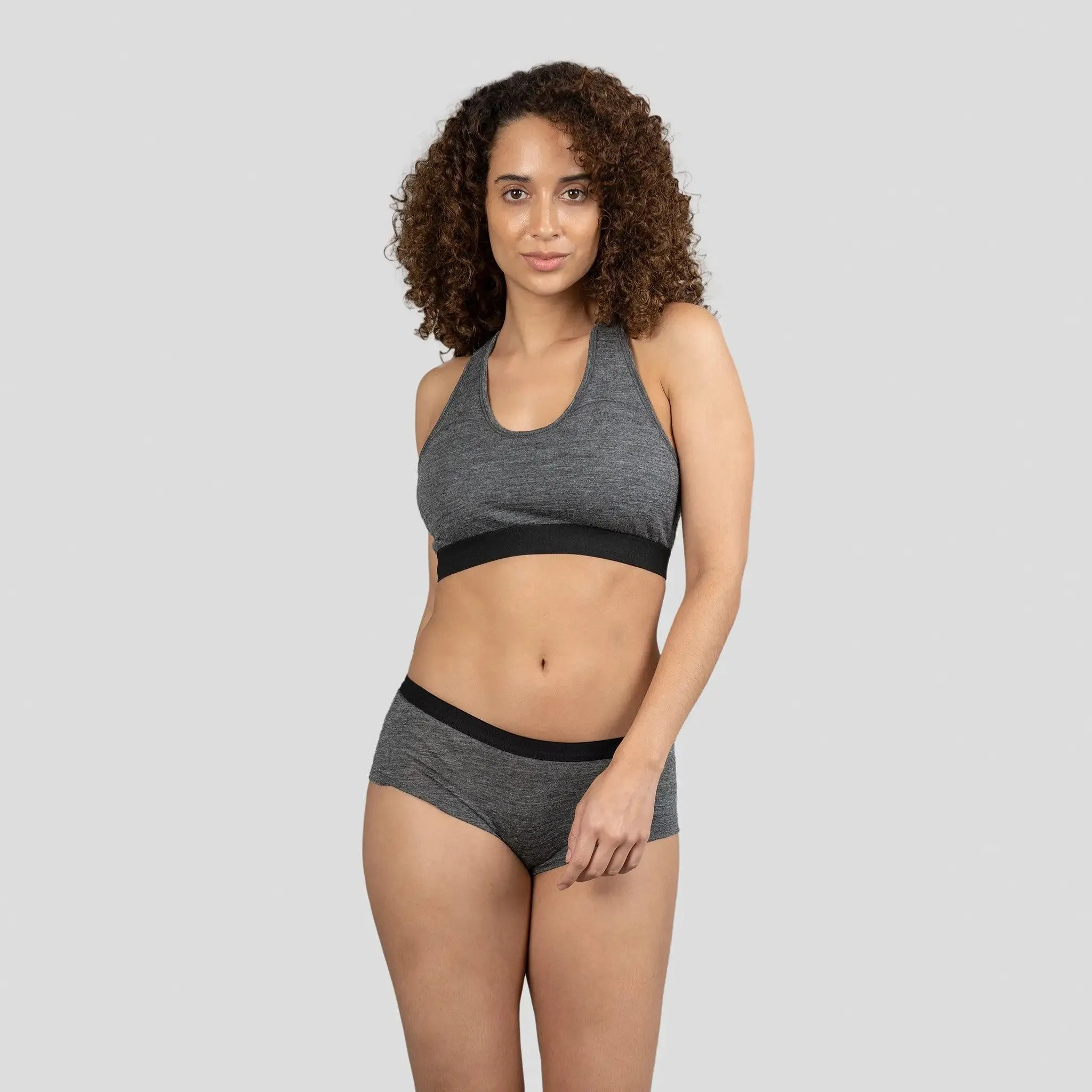 5 Pack - Women's Alpaca Wool Sports Bra: 160 Ultralight