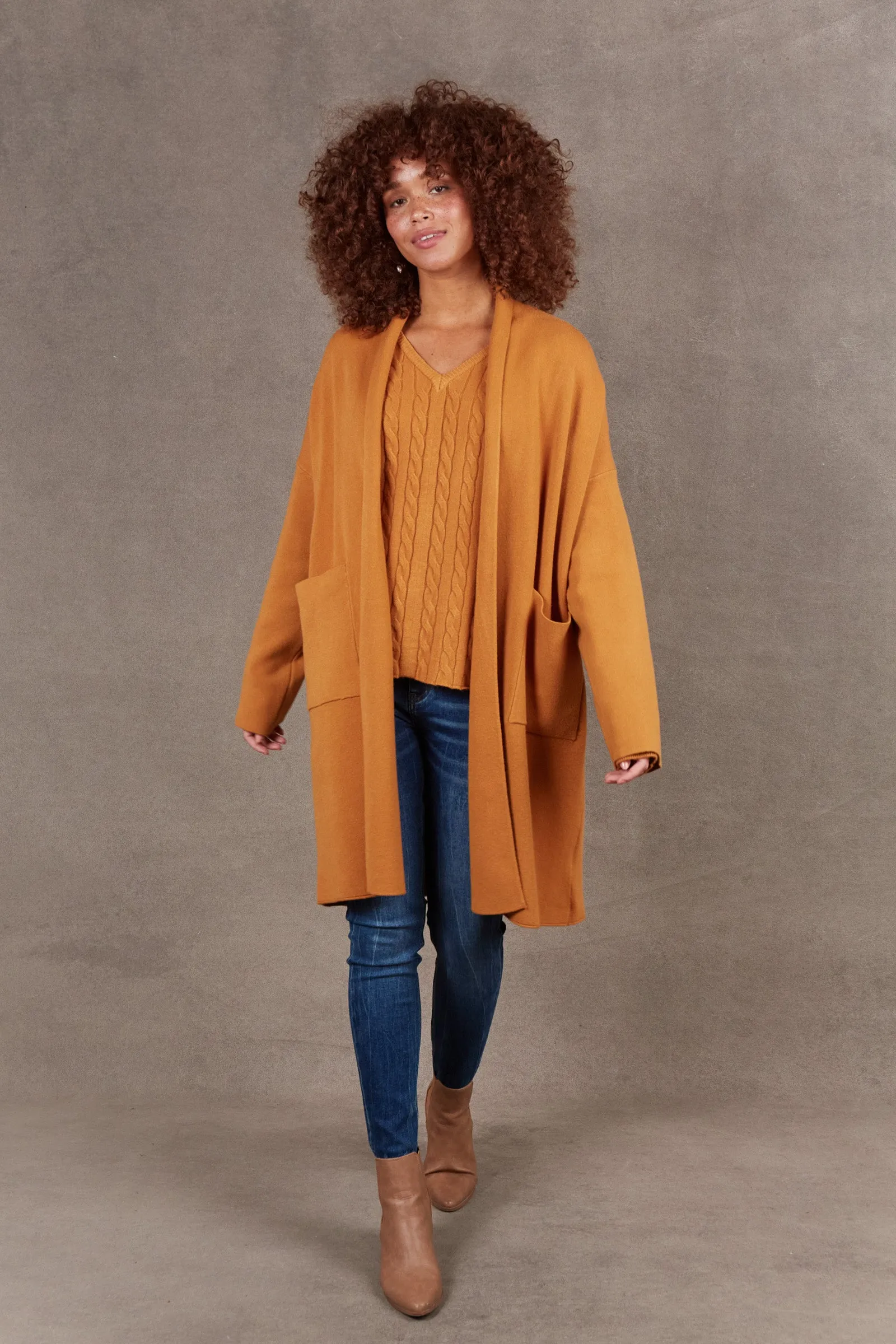 Alawa Cardigan - Ochre