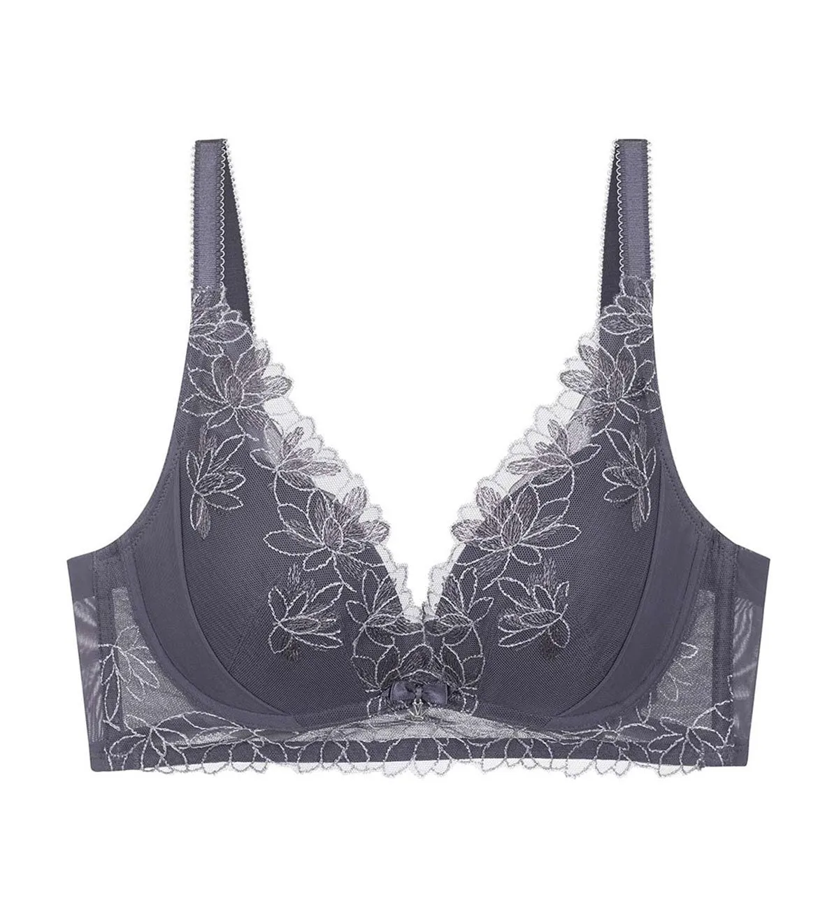 AQUA ACACIA NON-WIRED PUSH UP DEEP V BRA