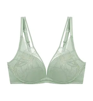 Aqua Paradise Non Wired Push Up Deep V Bra