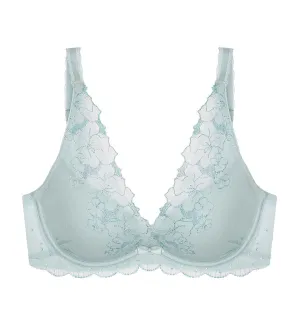 AQUA YIN YANG DEEP V WIRED PUSH-UP BRA