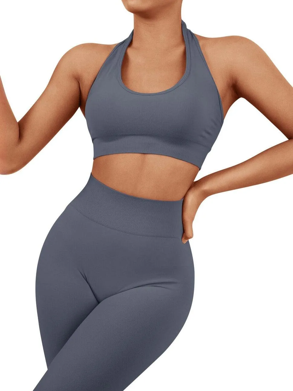 Backless Seamless Sports Bra