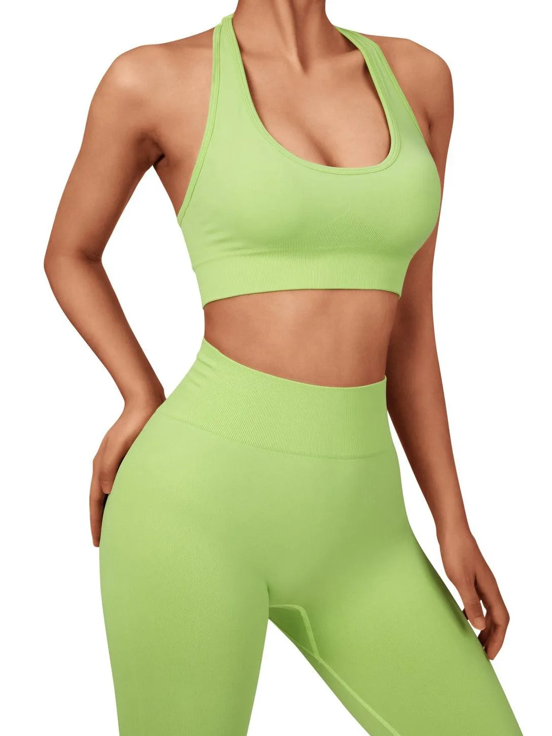 Backless Seamless Sports Bra