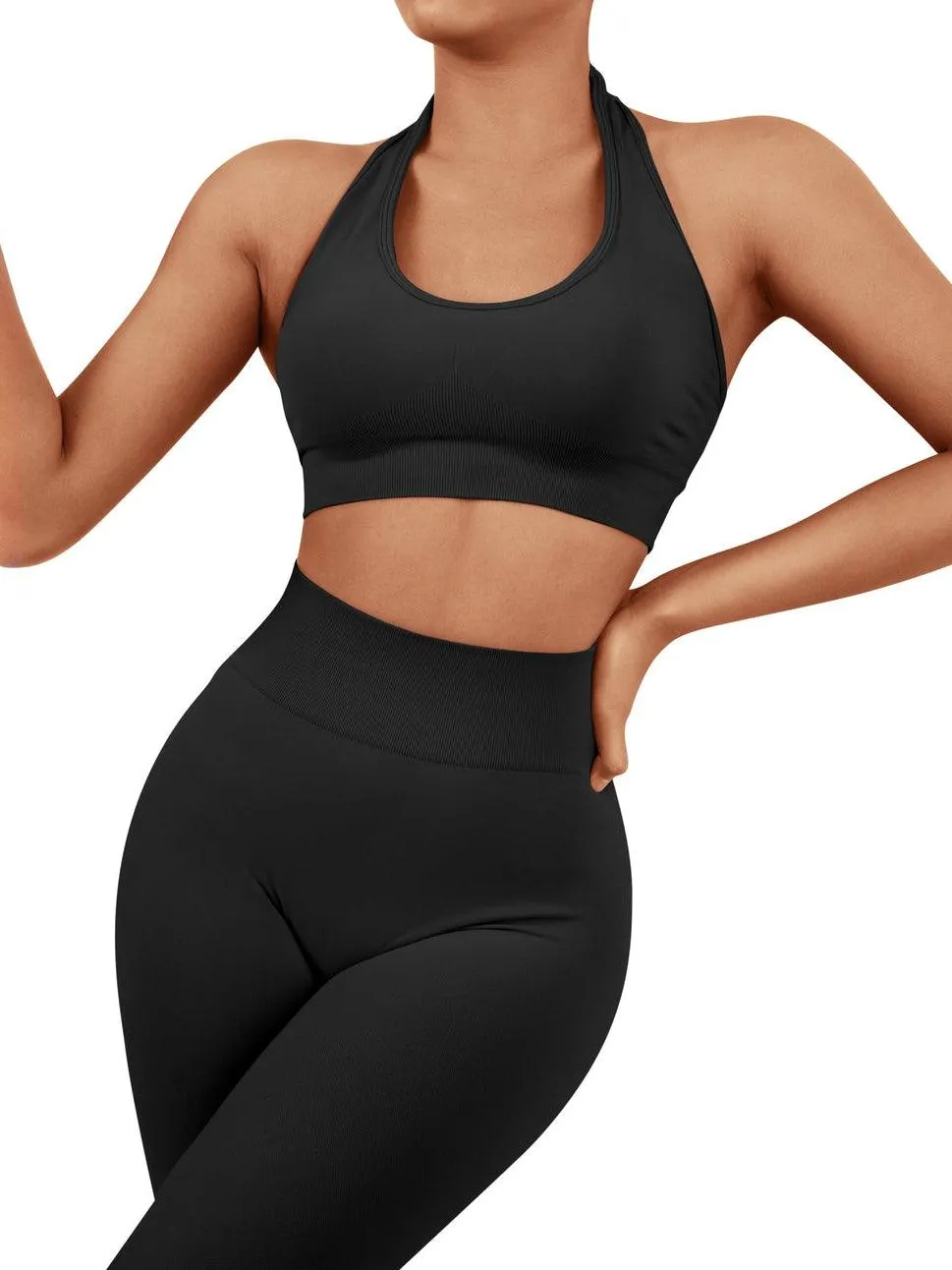 Backless Seamless Sports Bra