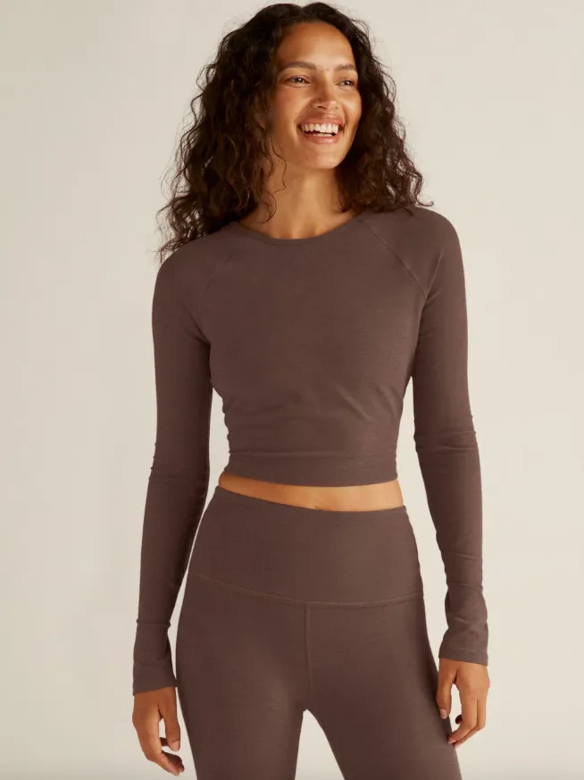 Beyond Yoga Spacedye Enlighten Cropped Pullover