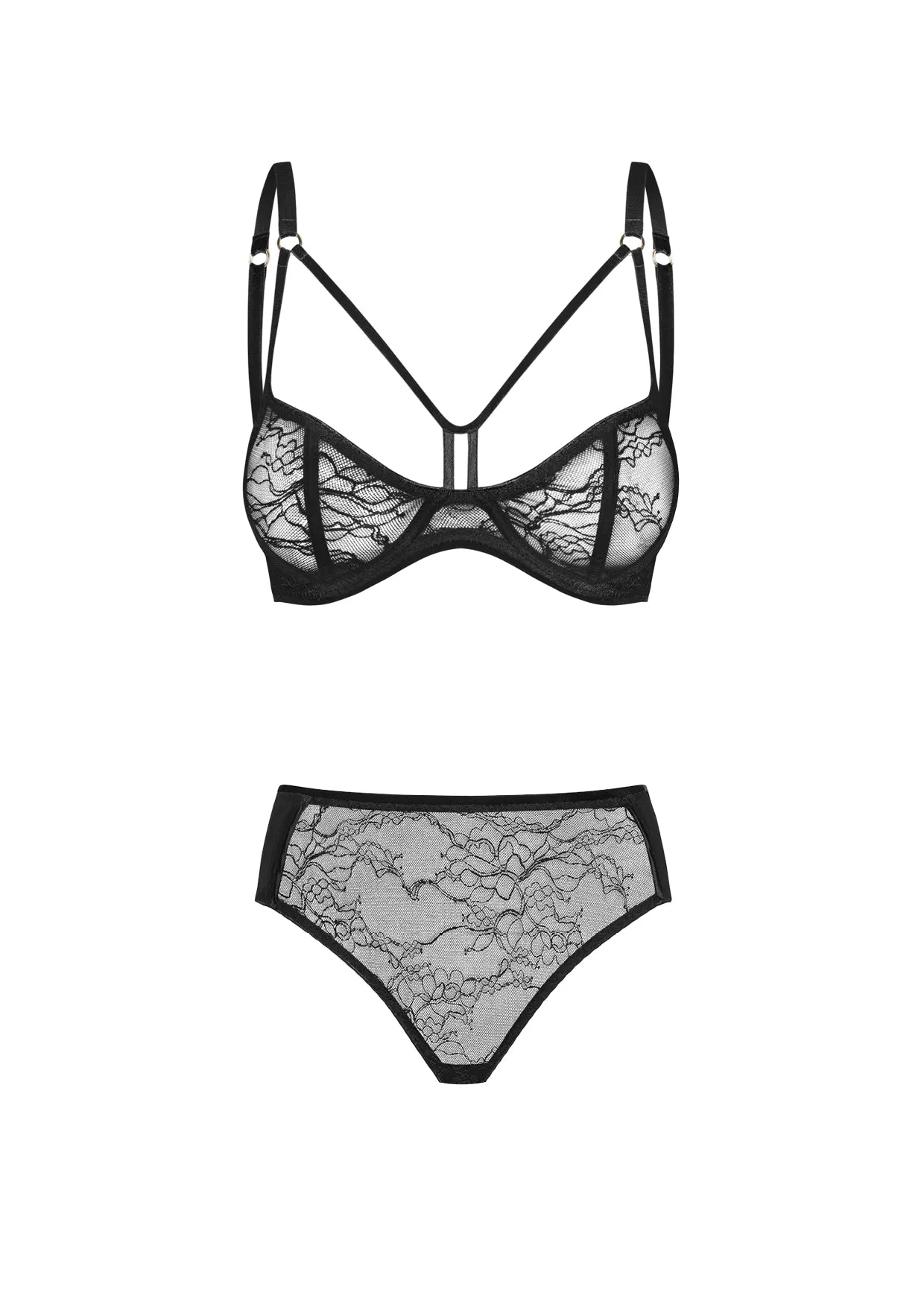 Bra and lace brief