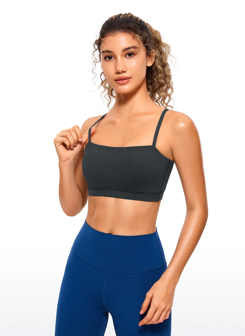 Butterluxe Adjustable Spaghetti Thin Strap Sports Bra