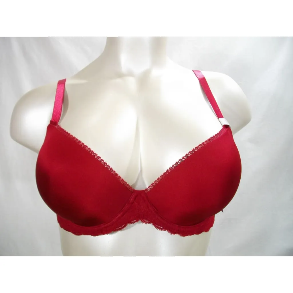 Calvin Klein QF1444 Customized Lift Push Up Underwire Bra 38D Cranberry NWT