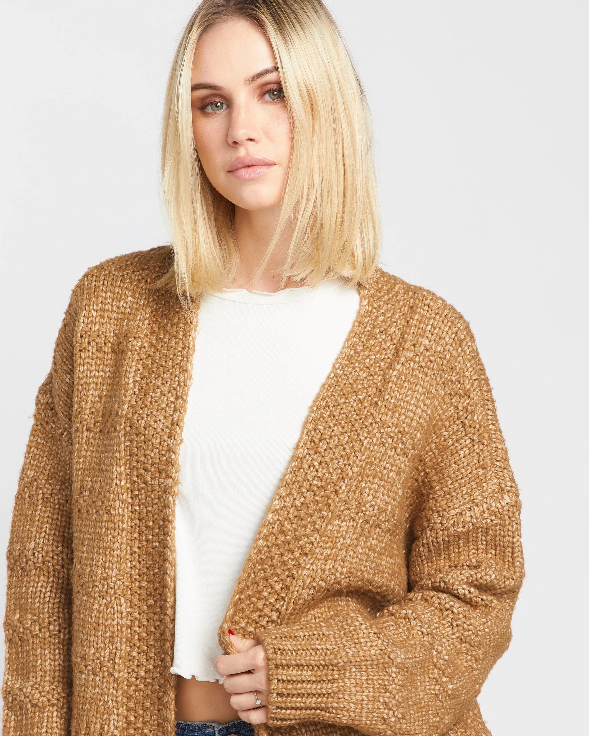 Deserts Edge Cardigan - Vintage Brown