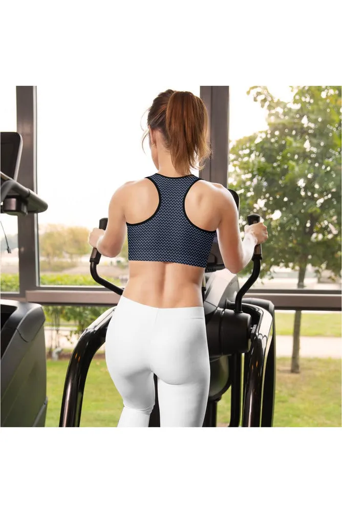 Dot Matrix Padded Sports Bra