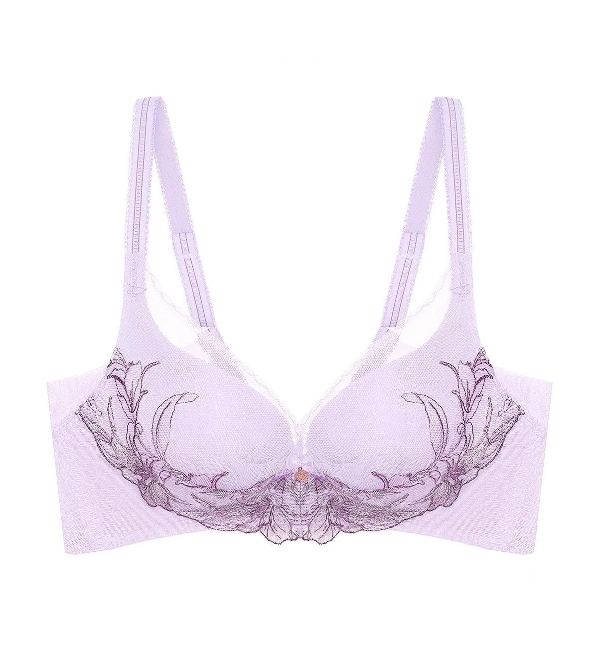 FLORALE ORCHID NON-WIRED PADDED BRA