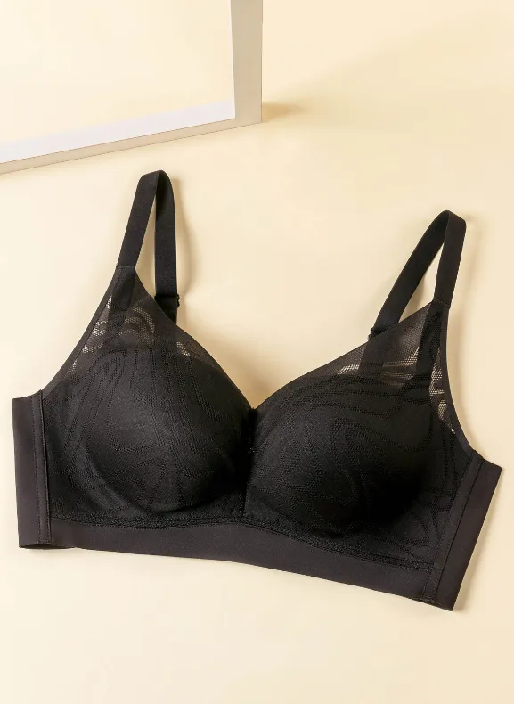 Gentle Touch Wireless Demi Push Up Bra N10-30043