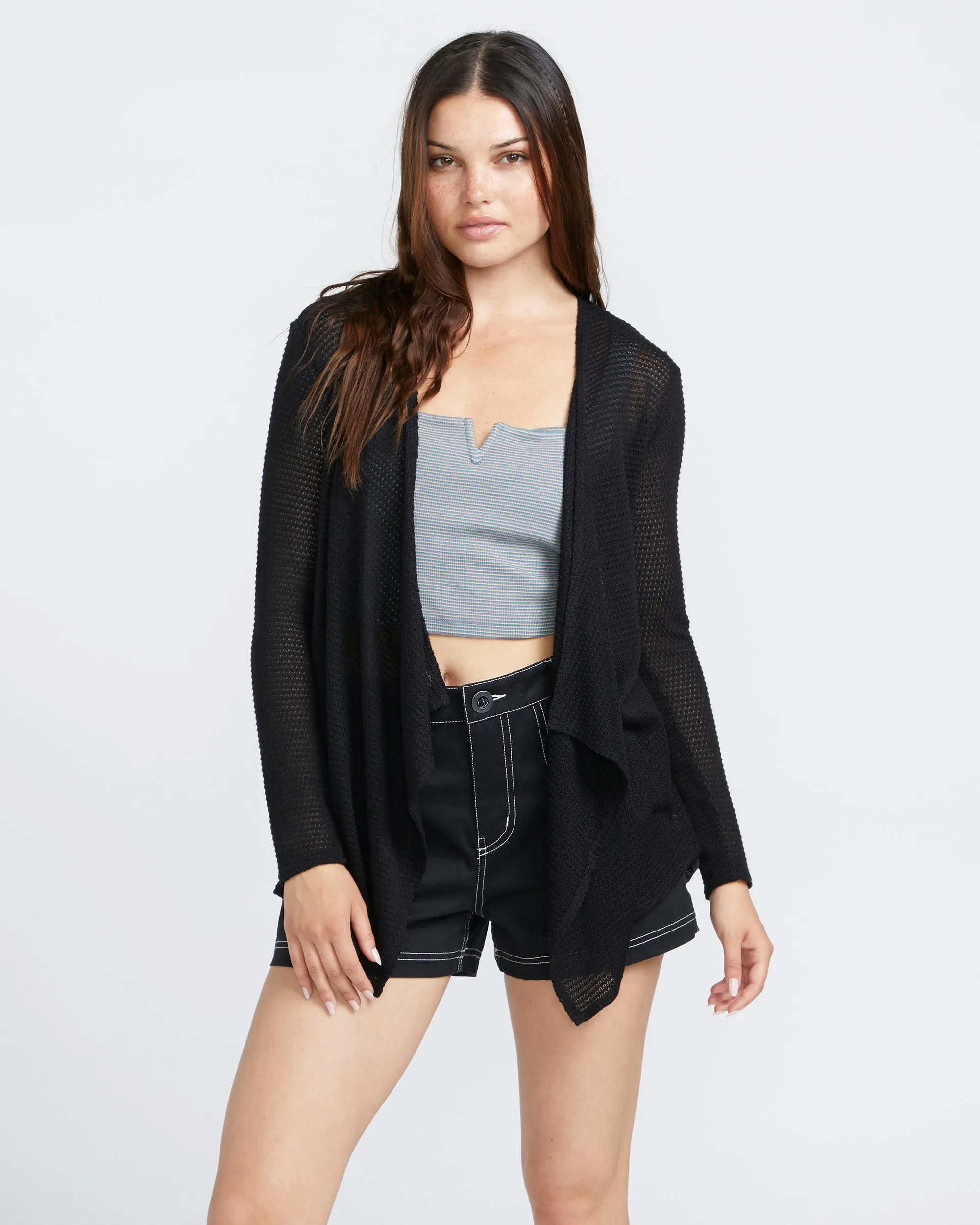 Go Go Wrap Cardigan - Black