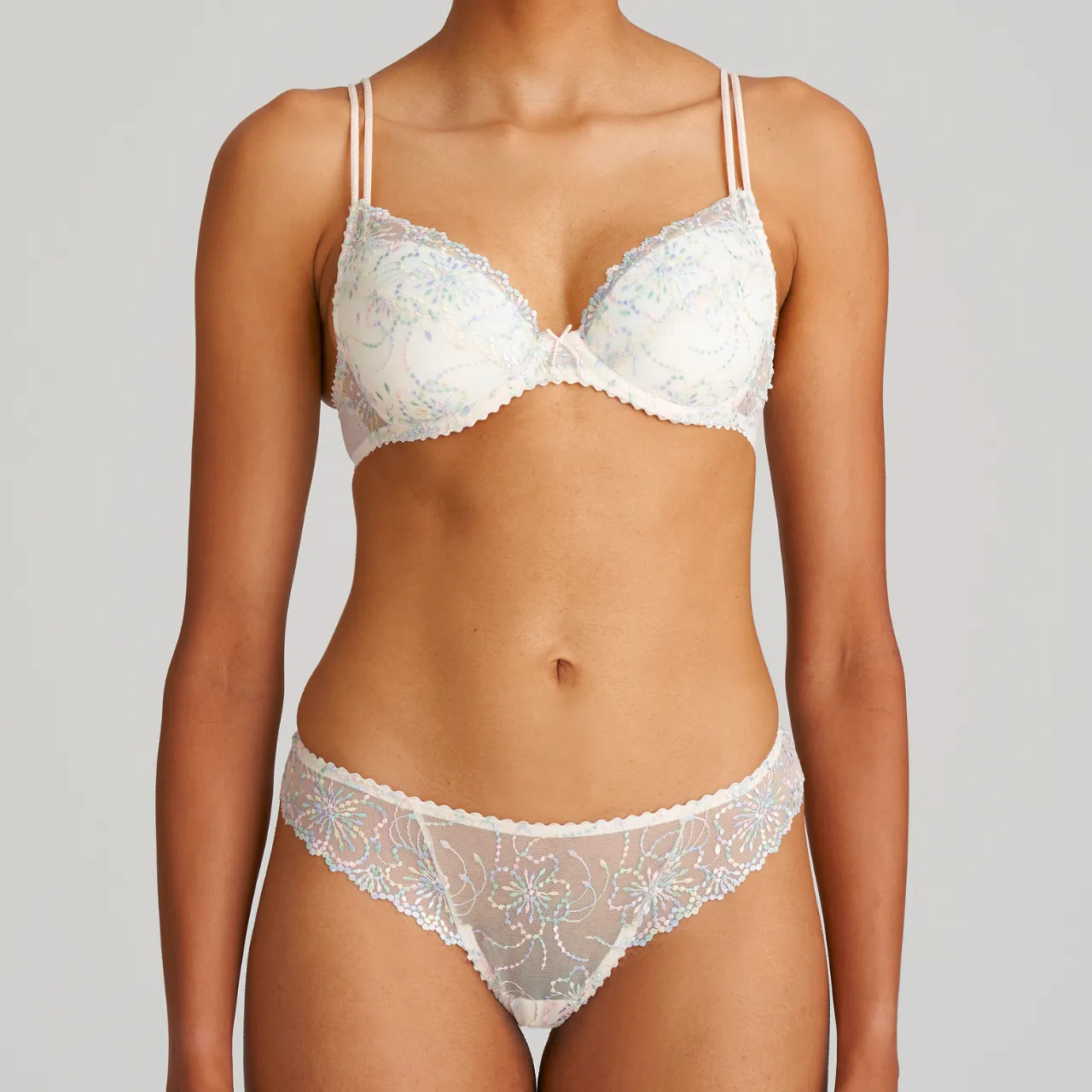 Jane Push Up Bra in Boudoir Cream