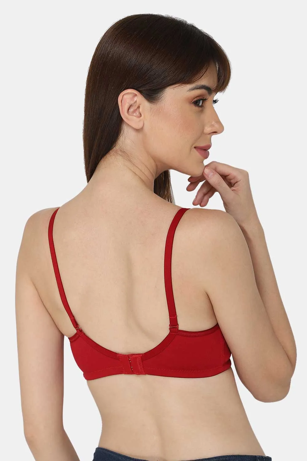 Medium Coverage Intimacy Non-Wired Padded T-Shirt Bra with Inner Seam – EC06