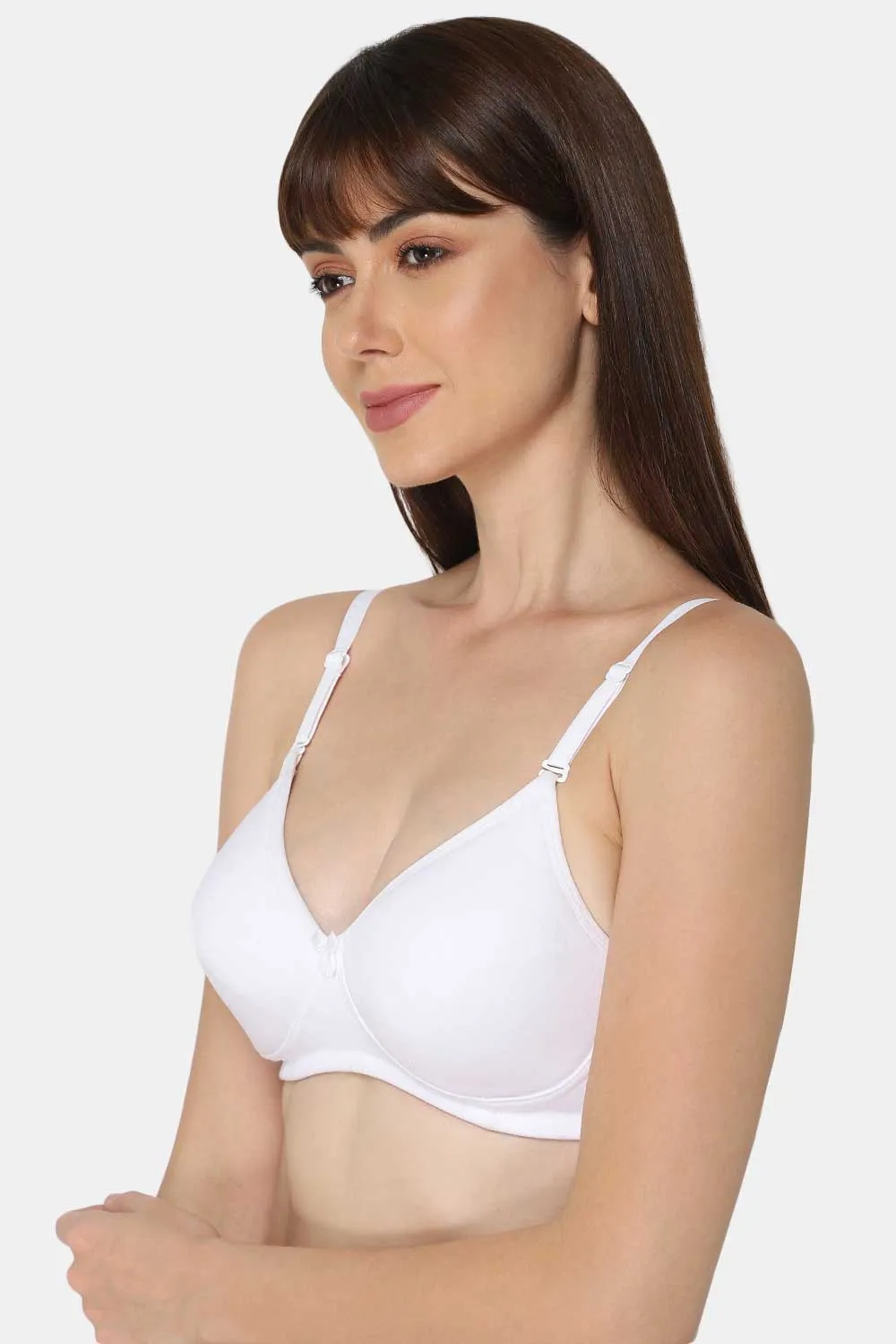 Medium Coverage Intimacy Non-Wired Padded T-Shirt Bra with Inner Seam – EC06