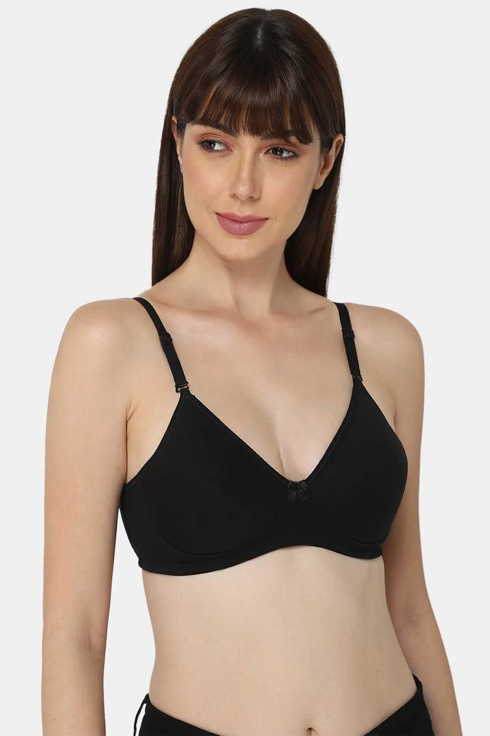 Medium Coverage Intimacy Non-Wired Padded T-Shirt Bra with Inner Seam – EC06