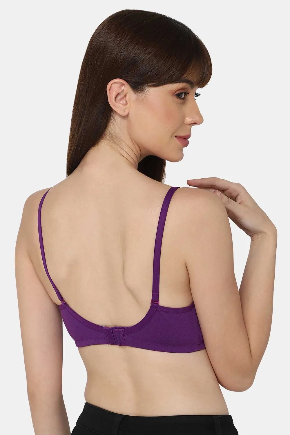 Medium Coverage Intimacy Non-Wired Padded T-Shirt Bra with Inner Seam – EC06