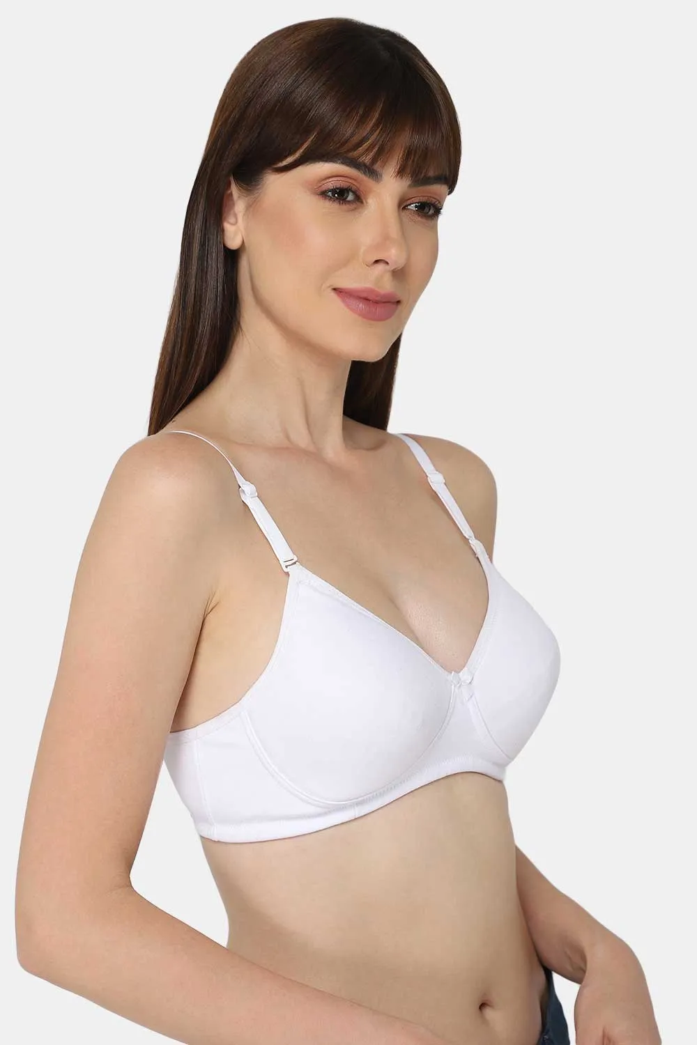 Medium Coverage Intimacy Non-Wired Padded T-Shirt Bra with Inner Seam – EC06