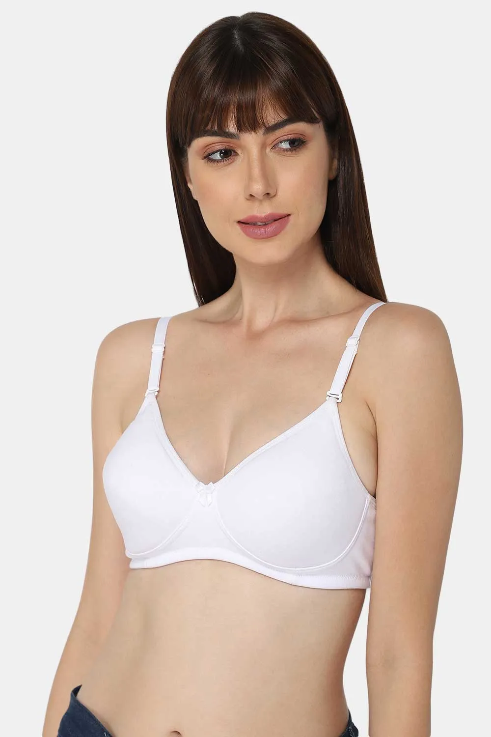 Medium Coverage Intimacy Non-Wired Padded T-Shirt Bra with Inner Seam – EC06