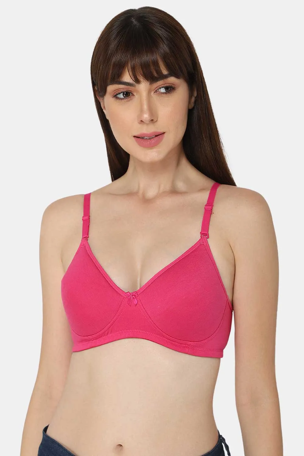 Medium Coverage Intimacy Non-Wired Padded T-Shirt Bra with Inner Seam – EC06