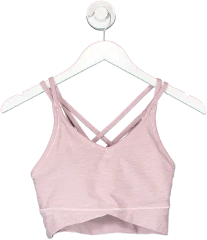 My Protein Pink Strappy Sports Bra UK S