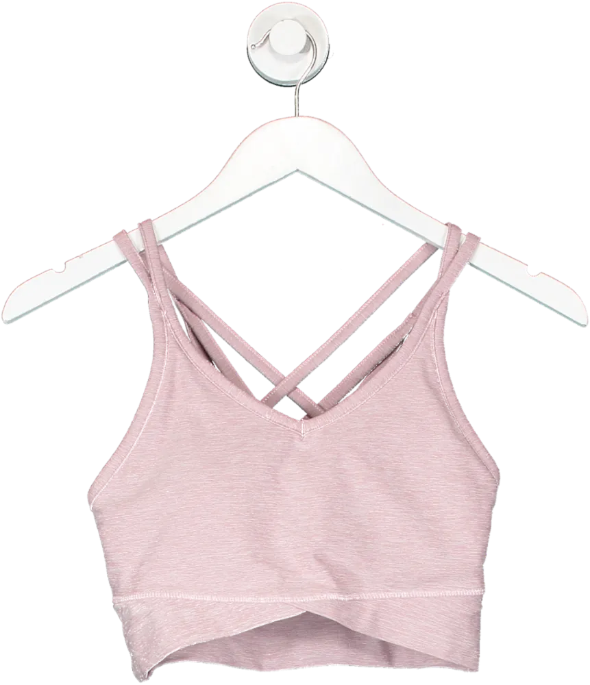 My Protein Pink Strappy Sports Bra UK S