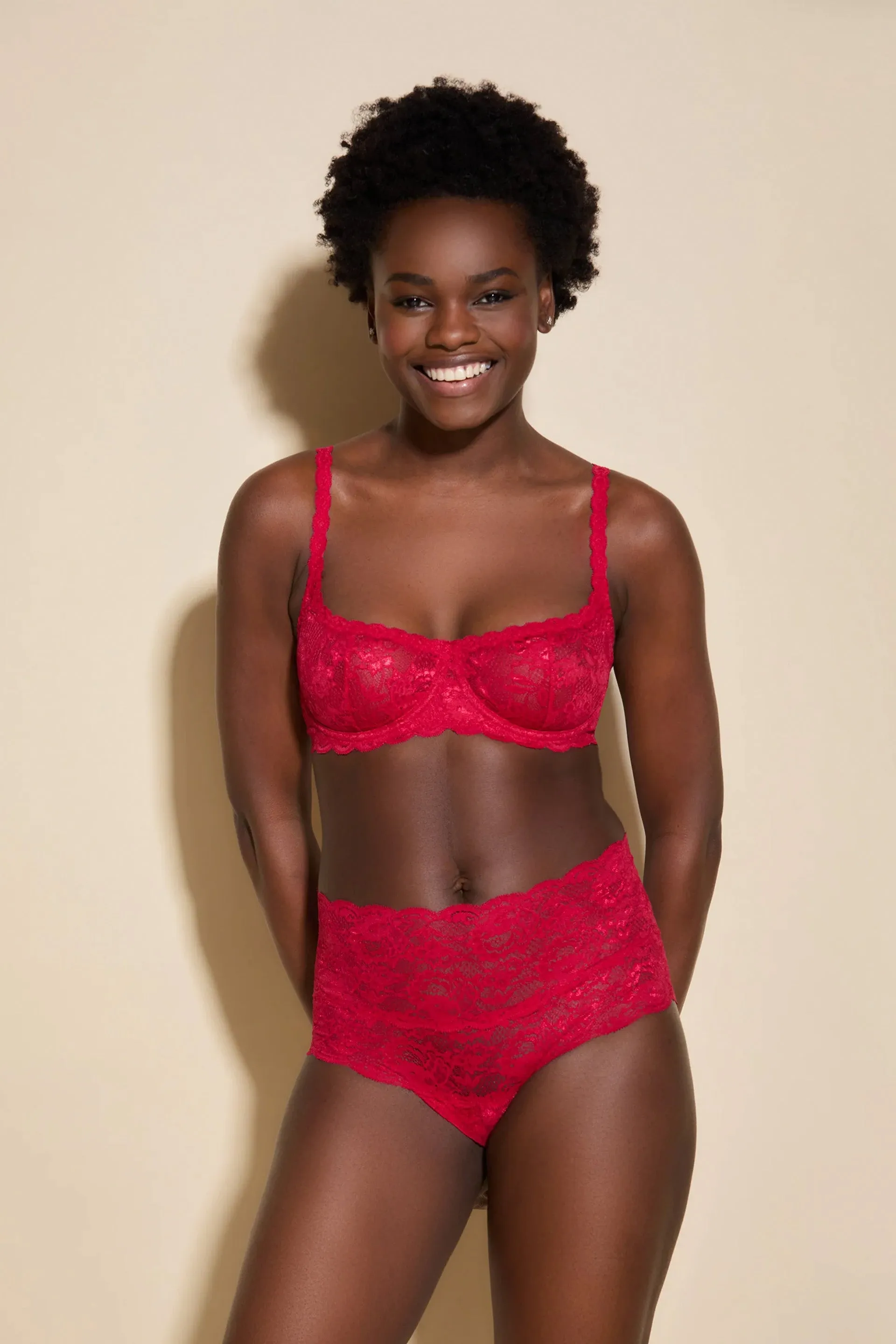 Never Say Never Balconette Bra Mystic Red