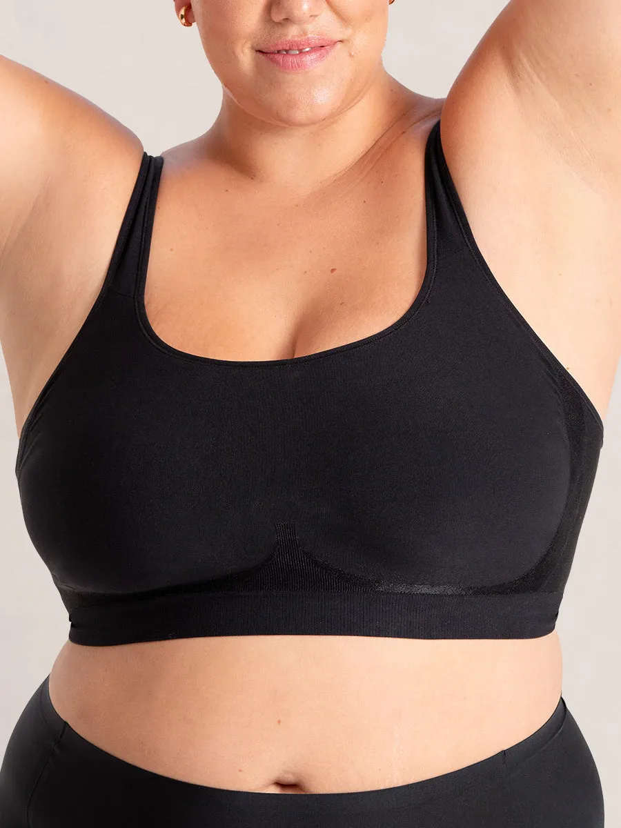 Offer: Truekind® 2-Pack Everyday Comfort Straps Wireless Shaping Bra - 60 percent OFF