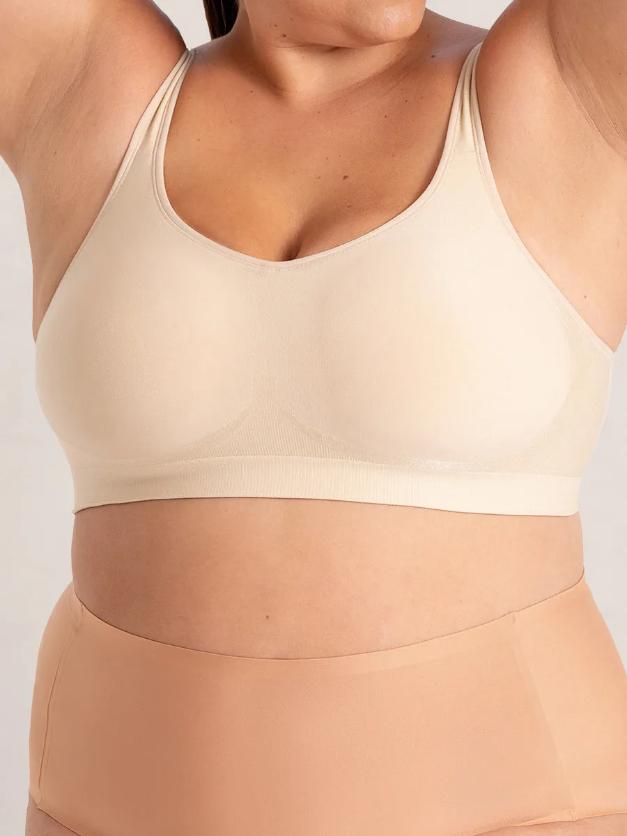 Offer: Truekind® 2-Pack Everyday Comfort Straps Wireless Shaping Bra - 60 percent OFF