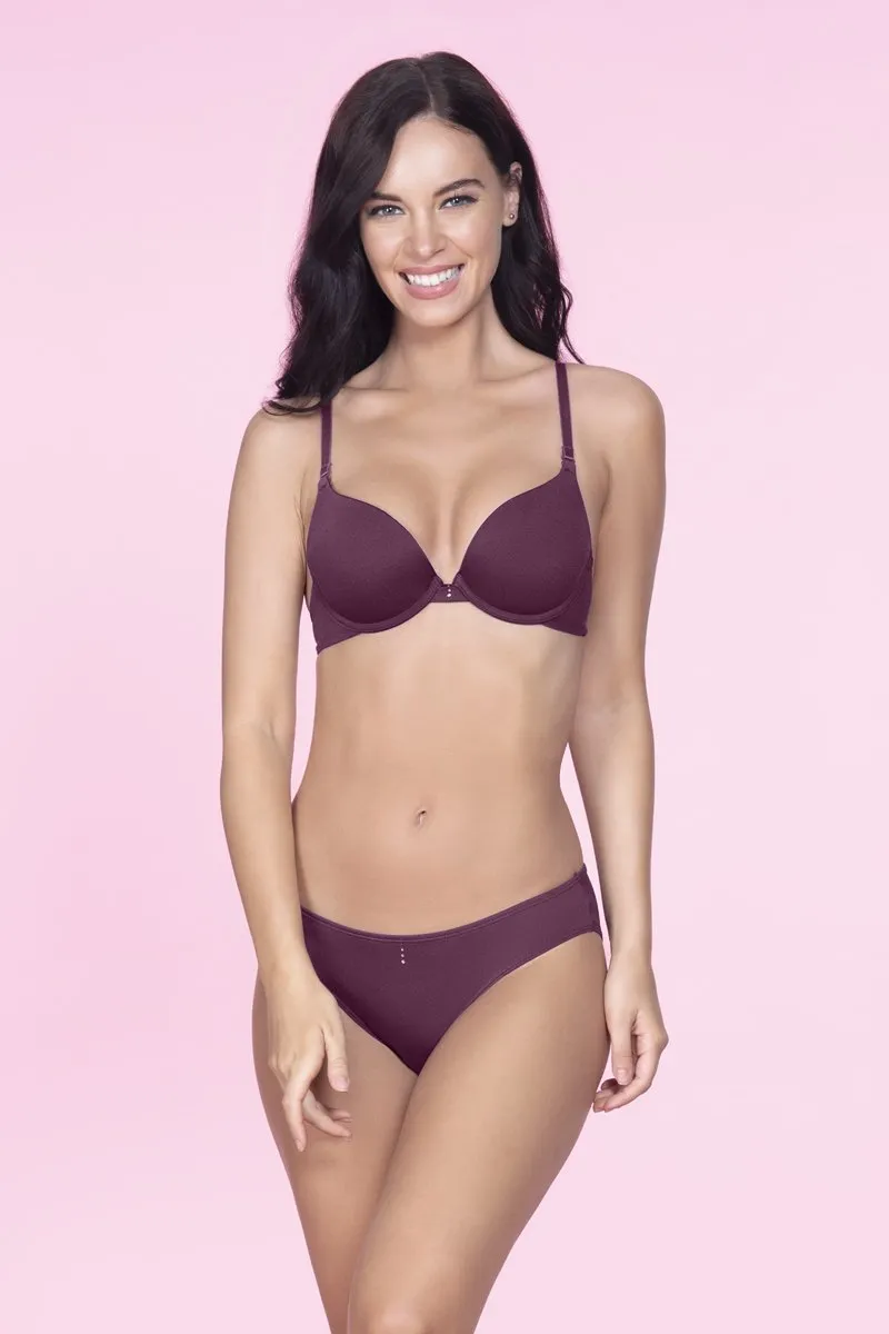 Perfect Lift  Padded Wired Seamless Bra - Violet