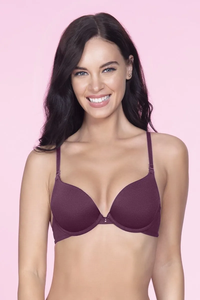 Perfect Lift  Padded Wired Seamless Bra - Violet