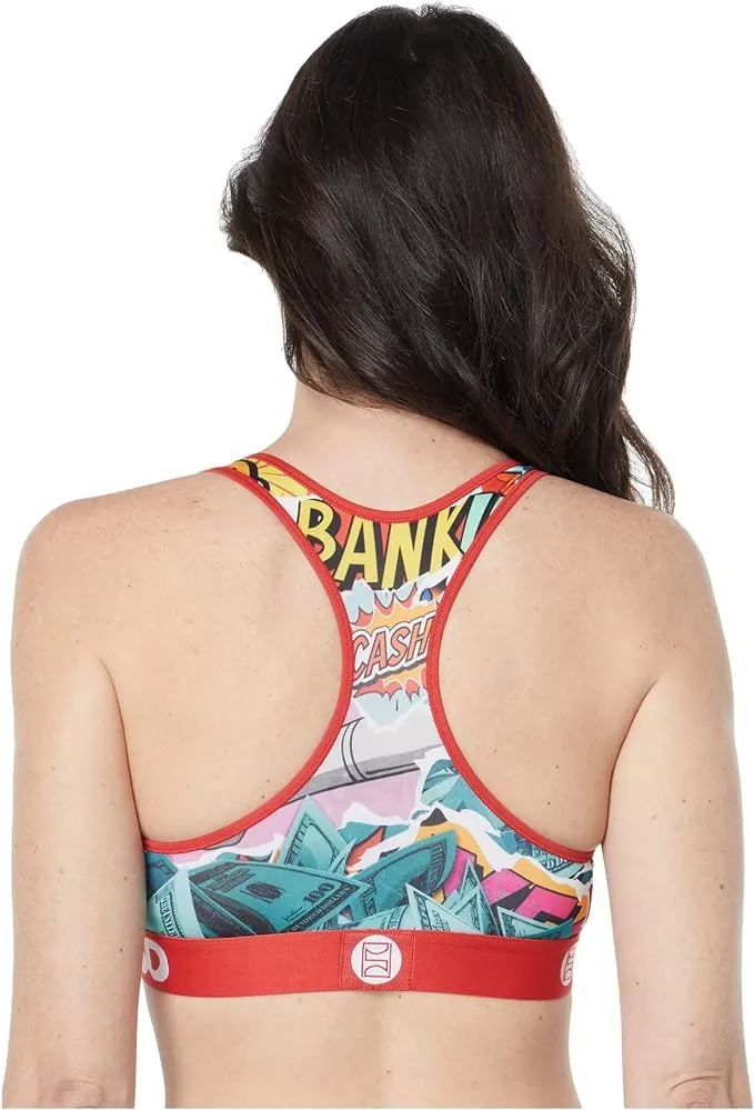 PSD Women's Comic Bank Sports Bra