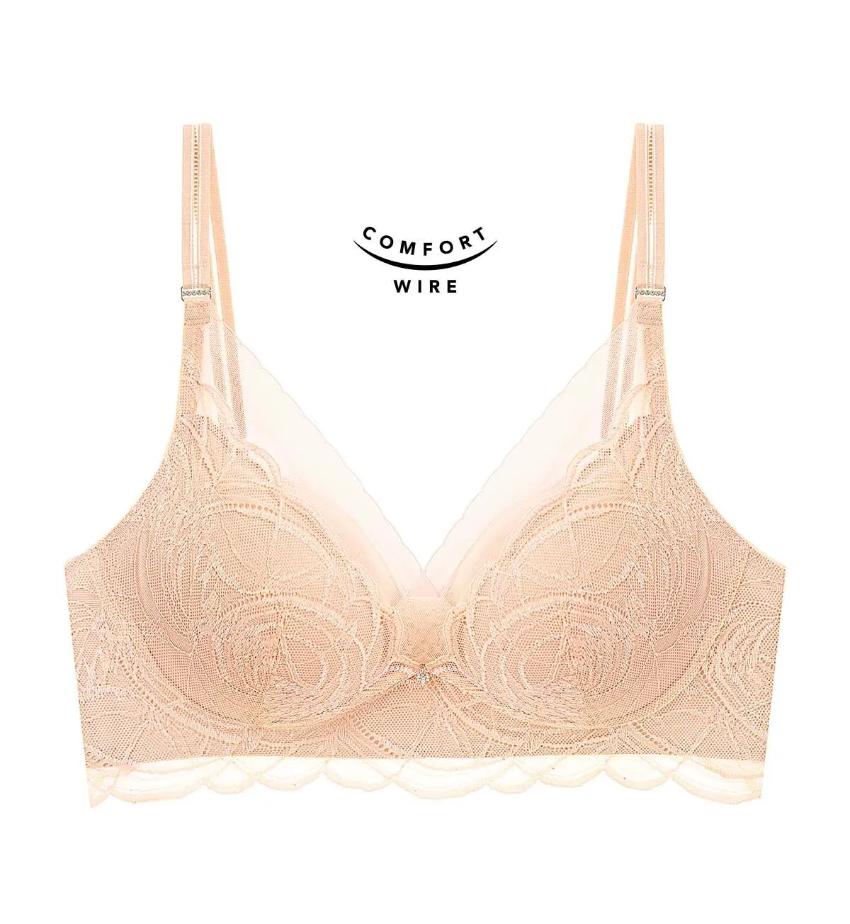 Shimmer Lace Magic Wire Padded Bra