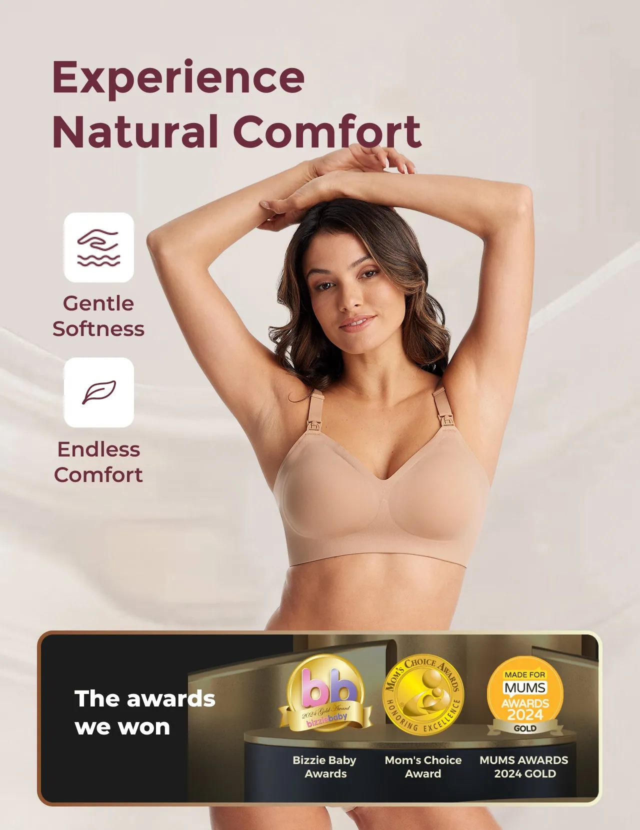 SMOOTH - Ultra Soft & Omni Maternity Nursing Bra-YN21