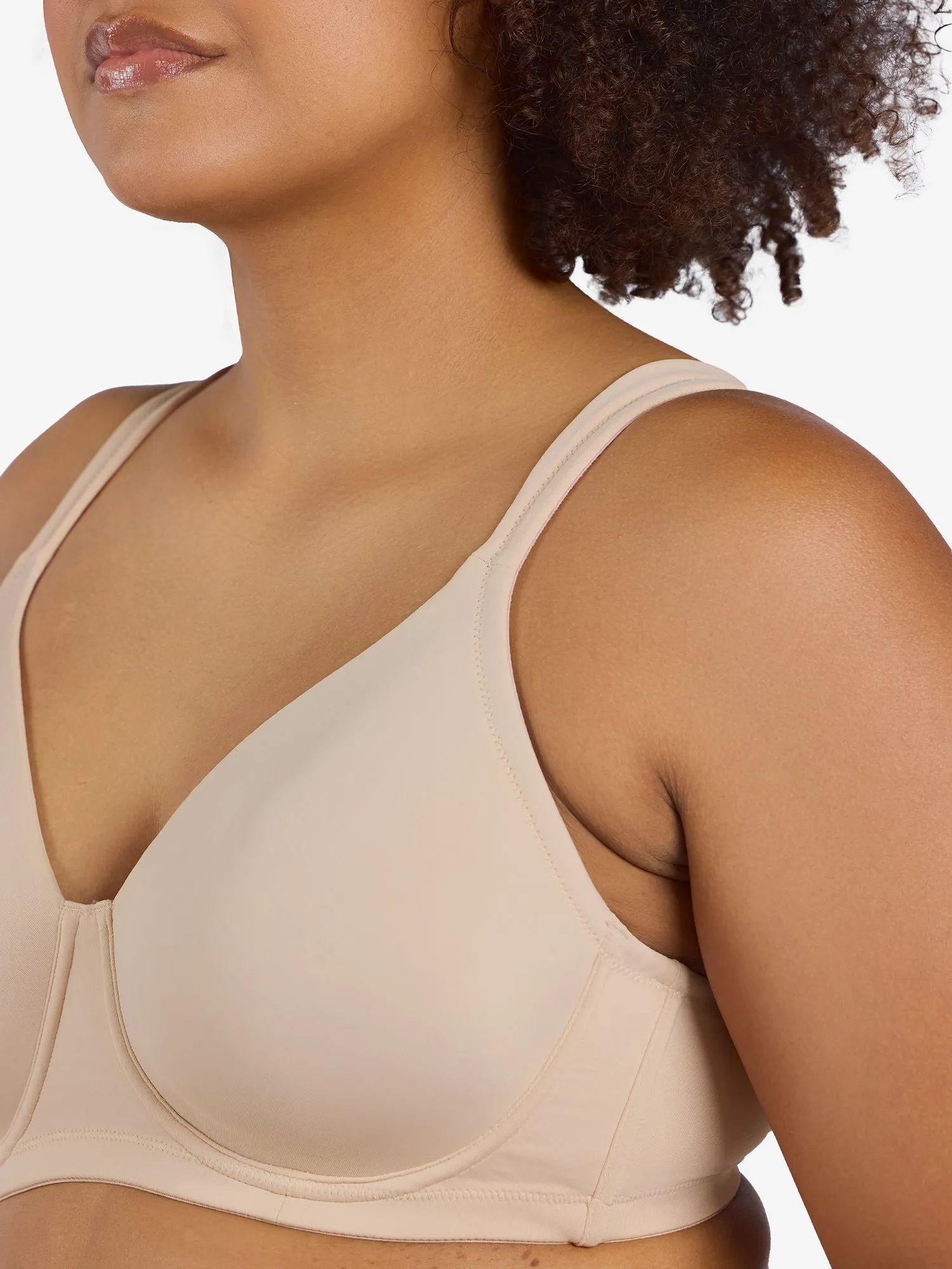 The Brigitte Full Coverage - Padded Wirefree T-Shirt Bra