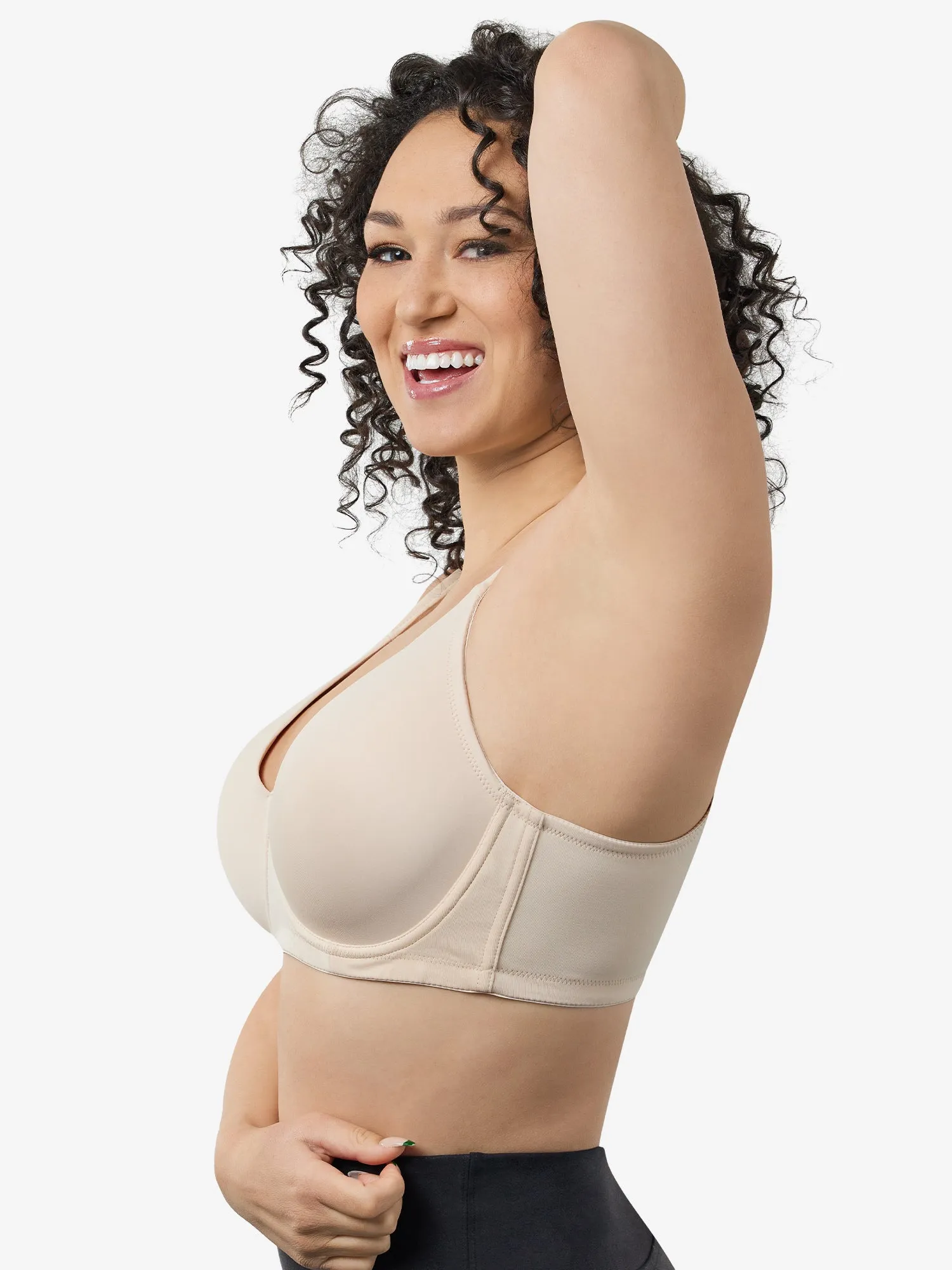 The Brigitte Full Coverage - Padded Wirefree T-Shirt Bra