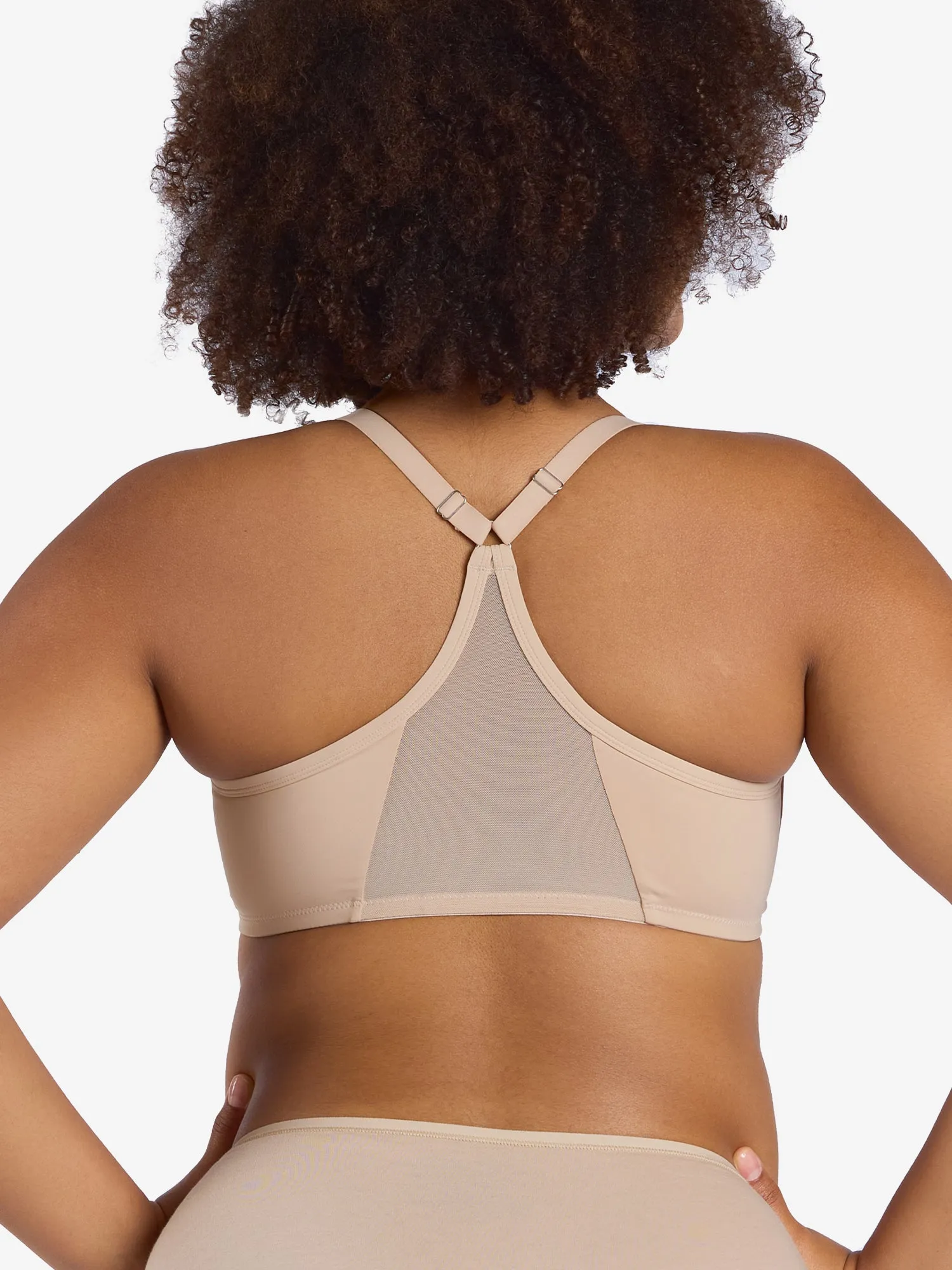 The Luna - Front-Closure Racerback Power Mesh Bra