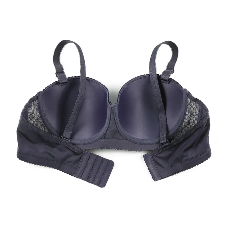 Thin Pad Half Cup Wired Bra For Women's