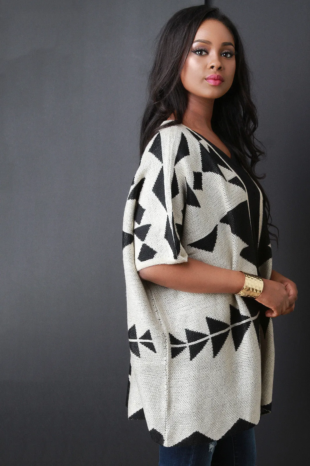 Triangle Tribal Cardigan