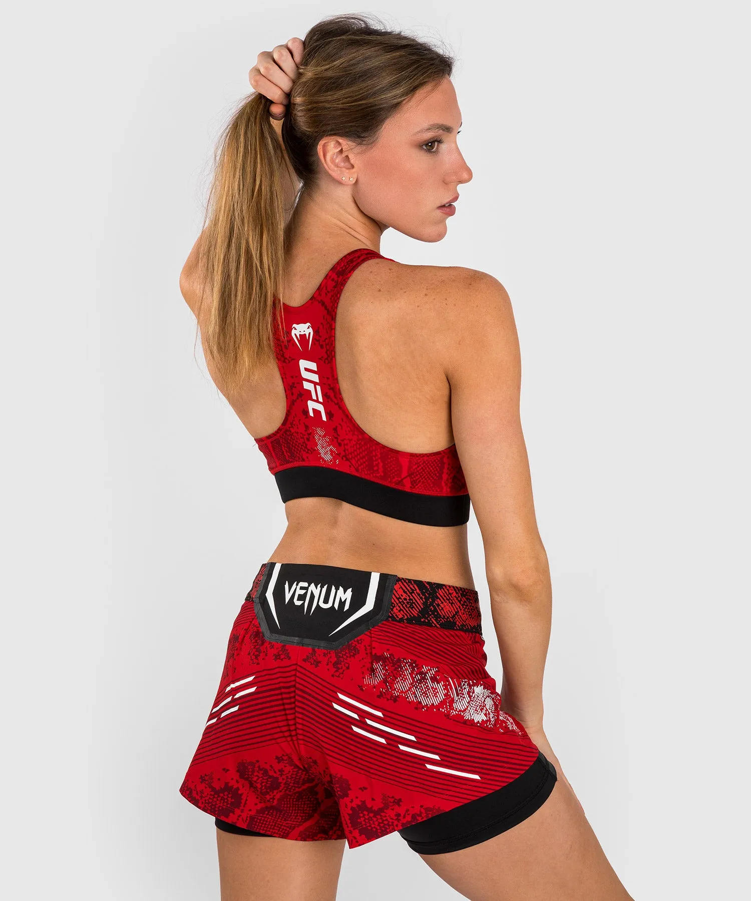 UFC Adrenaline by Venum Authentic Fight Night  Women’s Sports Bra - Red