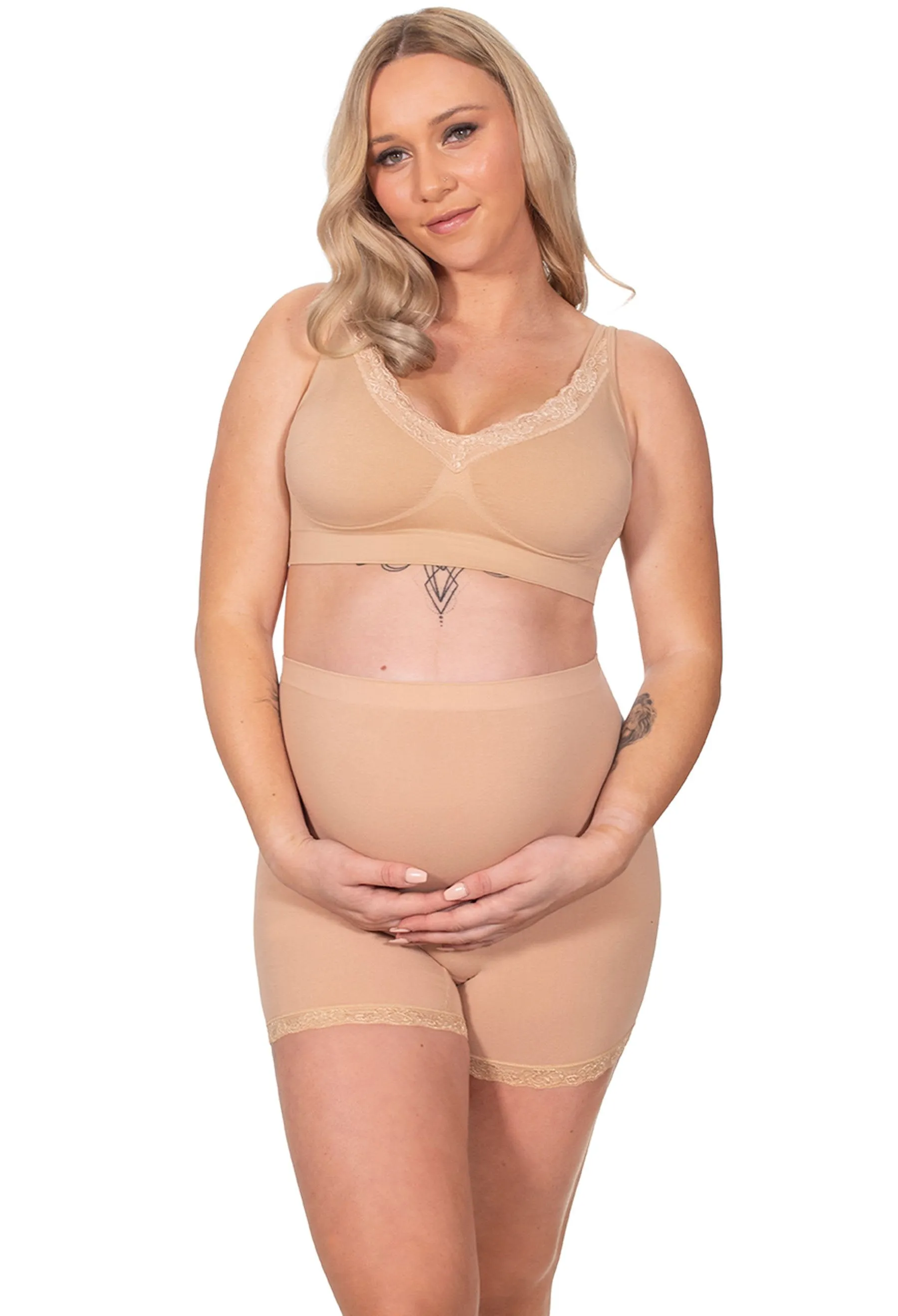 Venus Lace Wire Free Pregnancy Bra   Band Extender Set