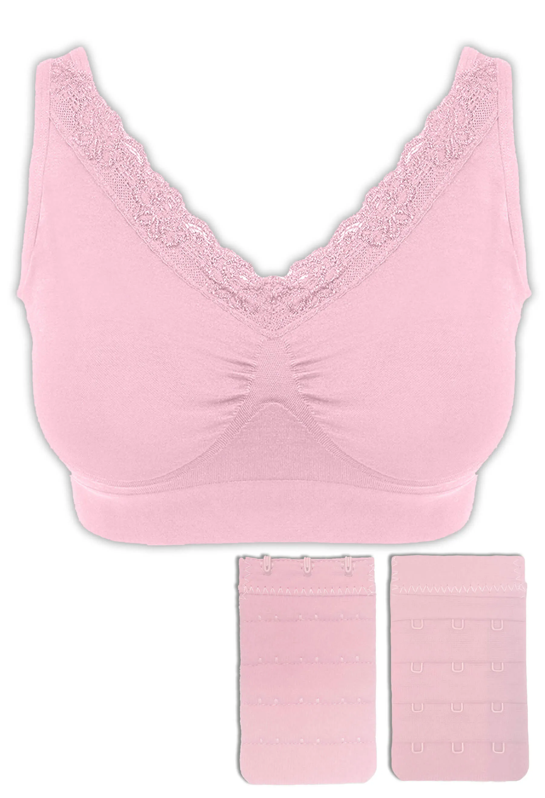 Venus Lace Wire Free Pregnancy Bra   Band Extender Set