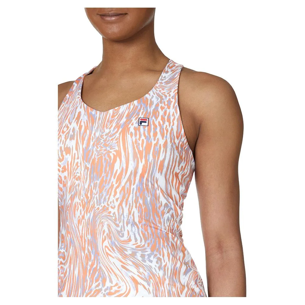 Womens Deuce Court Printed Racerback Tennis Tank Animal