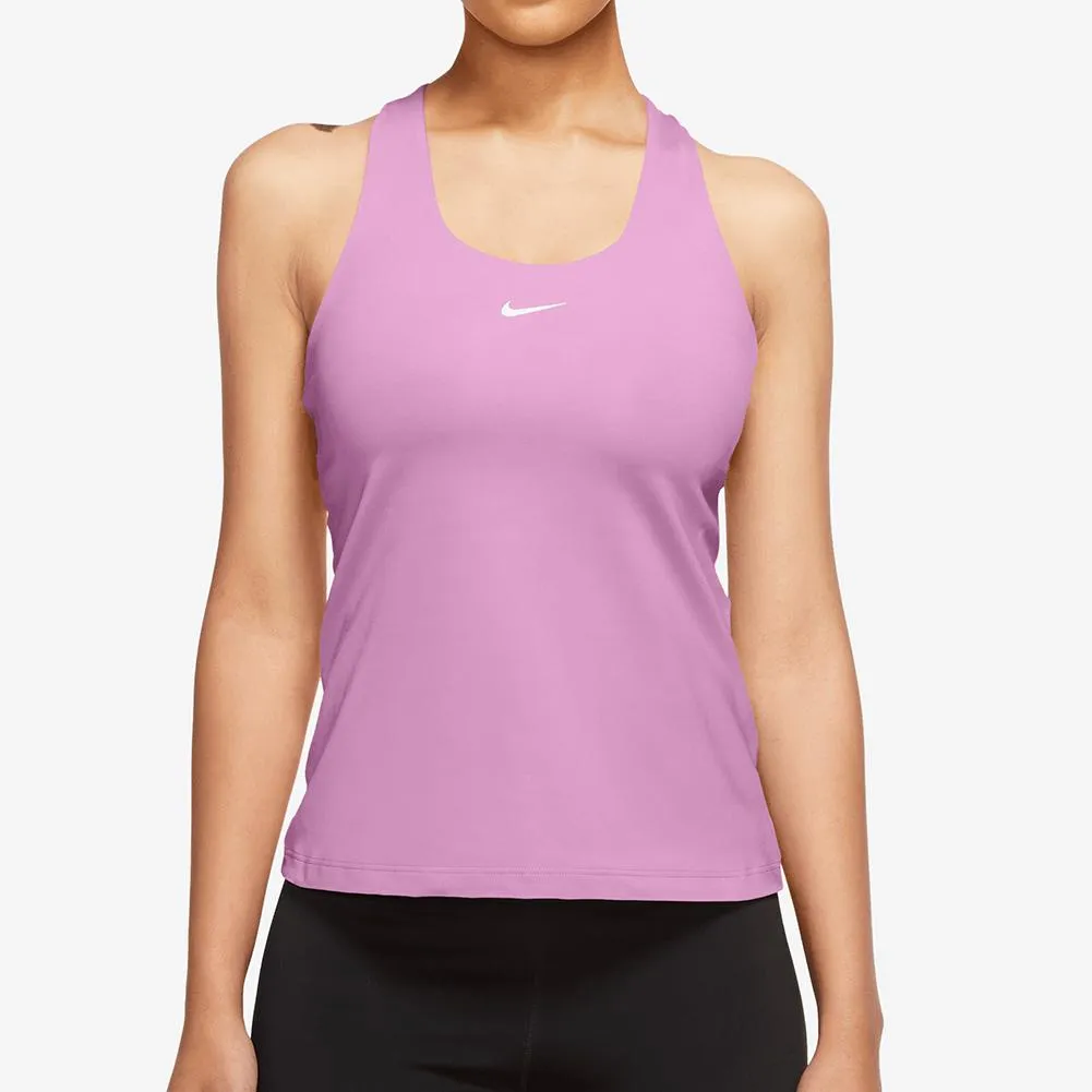 Women`s Swoosh Medium-Support Padded Sports Bra Tank Beyond Pink